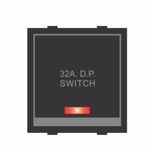 32A. D.P. Switch Black