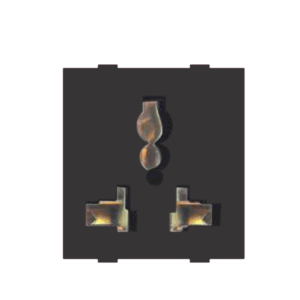 13A. Universal Socket Black