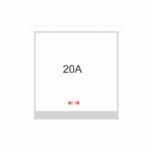 32a D.P. Switch (2 Mod)